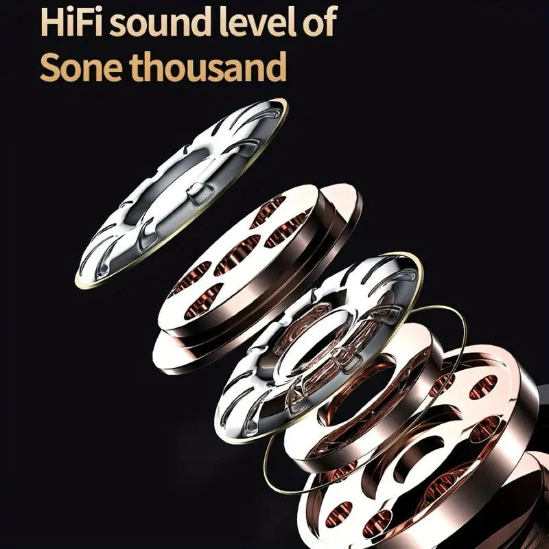 Mini Wireless Earbuds with Digital Display - True Wireless Stereo Earphones In-Ear Headphones - Tophatter Daily Deals